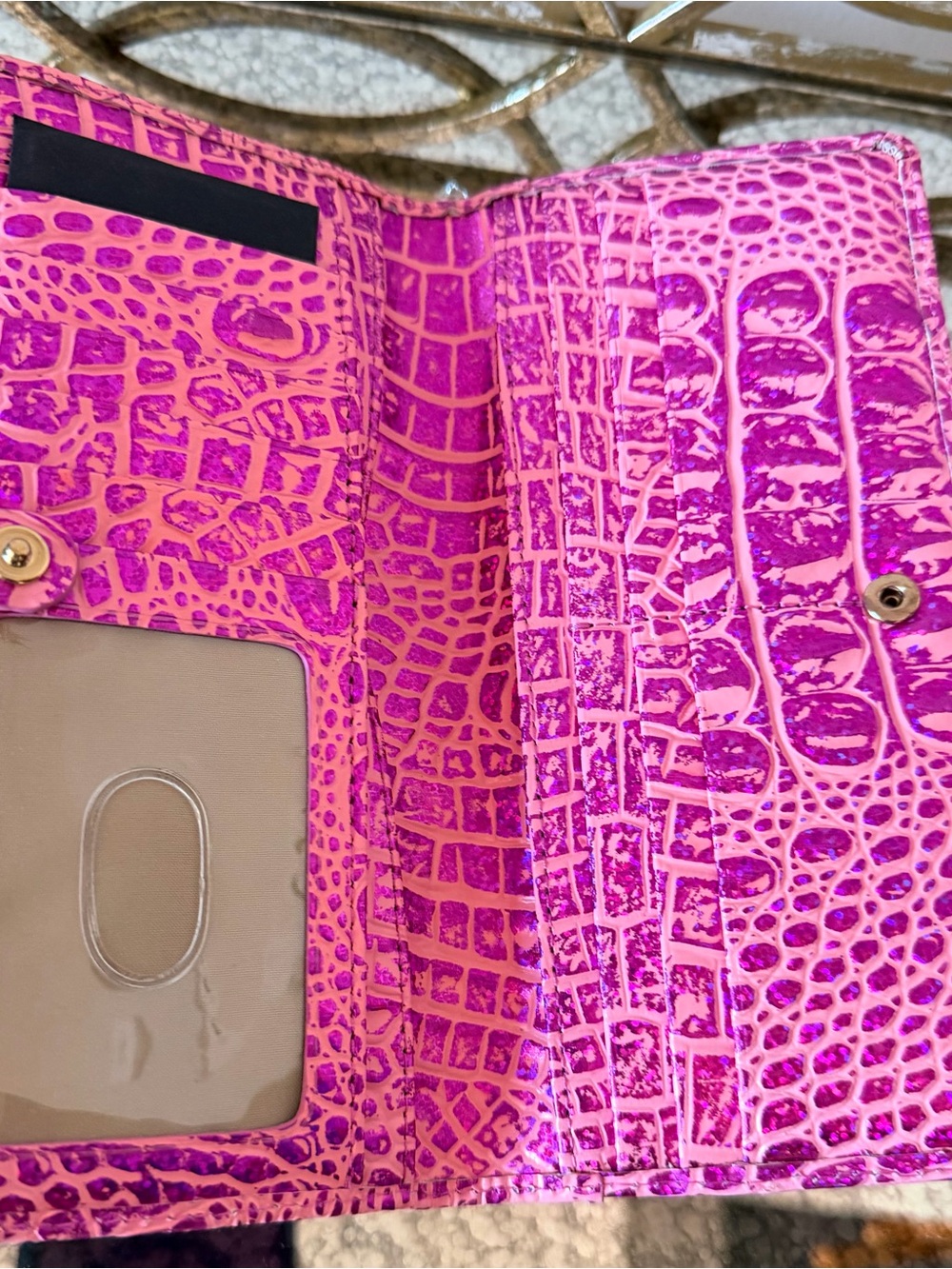 Brahmin empower Ady Hot Pink Wallet NWT - Picture 4 of 4